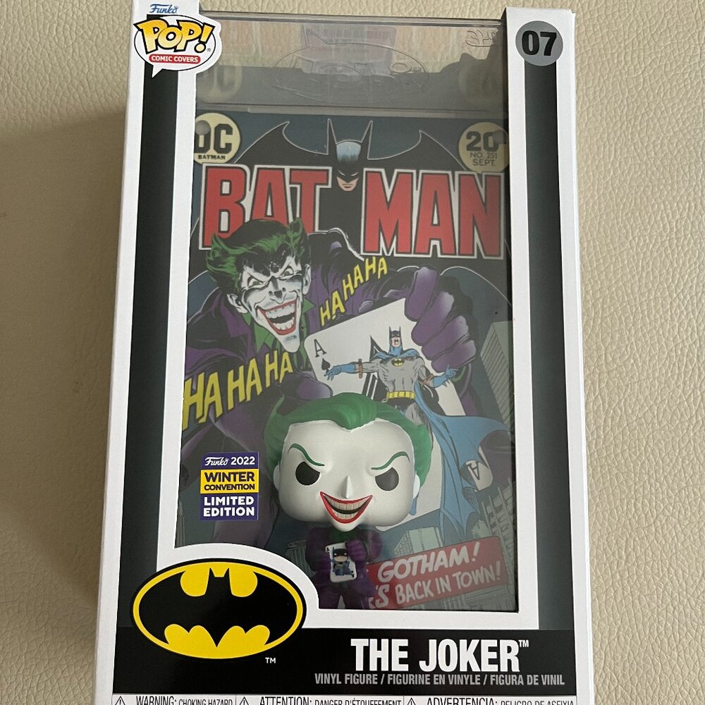 Funko Pop! Comic Covers The Joker - 2022 Winter Convention Limited Edition